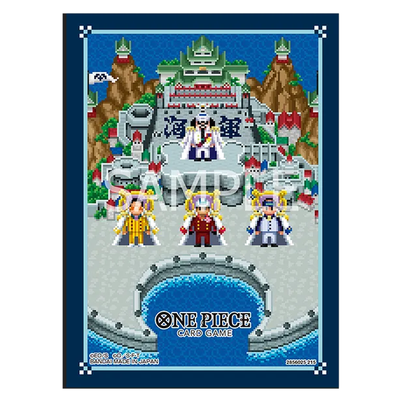 One Piece Official Card Sleeves Vol. 15 mit den drei Admiralen, 70 Kartenhüllen