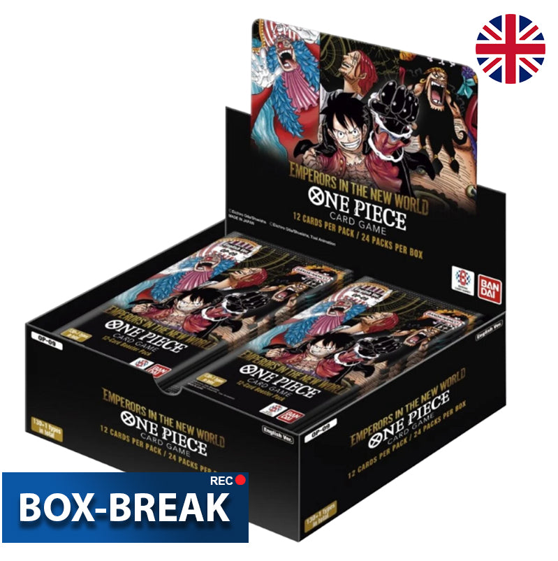 One Piece Card Game - The new Four Emperors OP-09 Englisch BOX-BREAK