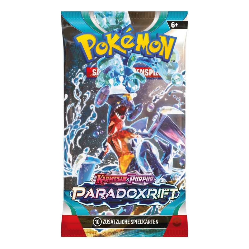 Pokémon Paradoxrift Boosterpack auf Deutsch mit 10 Karten