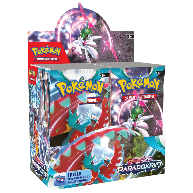 Pokémon Paradoxrift Booster Display auf Deutsch mit 36 Boosterpacks