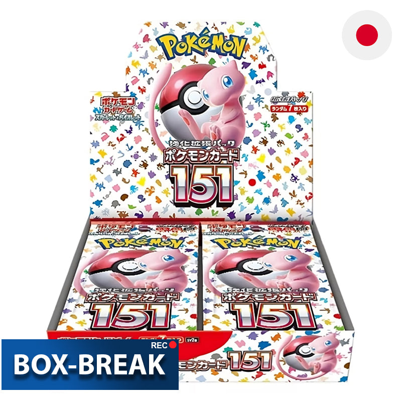 Pokémon 151 Japanisch BOX-BREAK