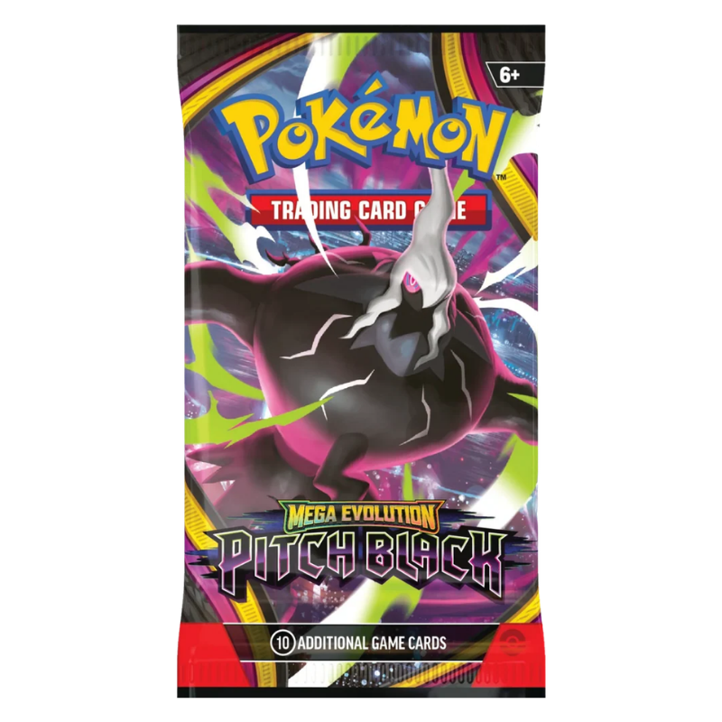 Pokémon Mega Evolution Pitch Black Boosterpack auf Englisch mit 10 Karten