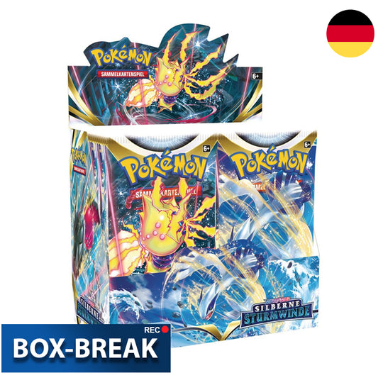 Pokémon Schwert & Schild: Silberne Sturmwinde Deutsch BOX-BREAK