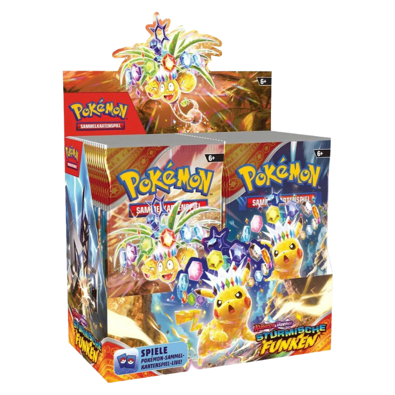 Pokémon – Karmesin & Purpur: Stürmische Funken – Booster Display (DE)