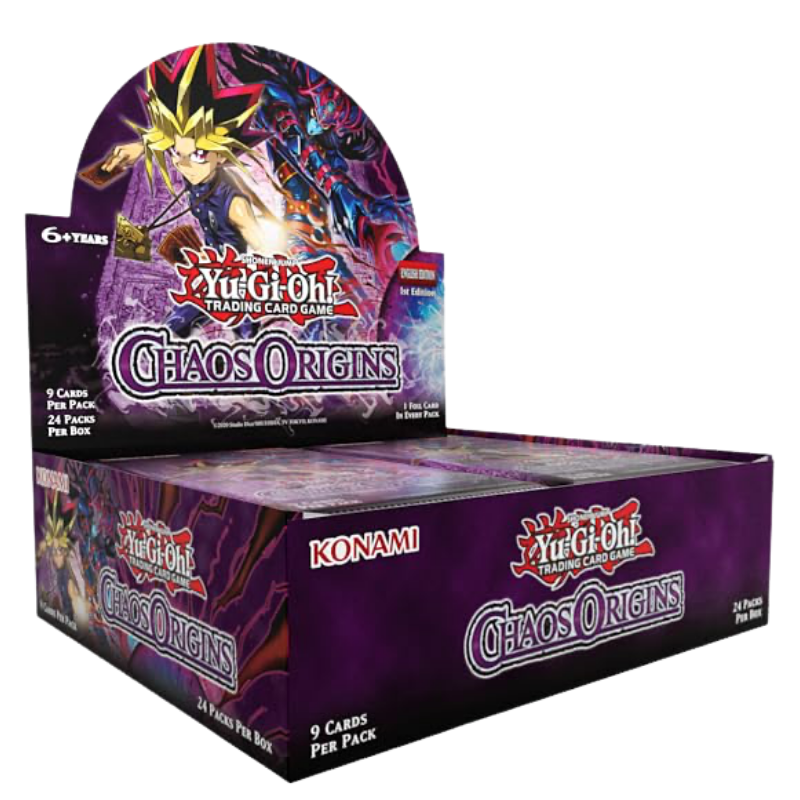 Yu-Gi-Oh! Chaos Origins Booster Display auf Englisch mit 24 Boosterpacks à 9 Karten